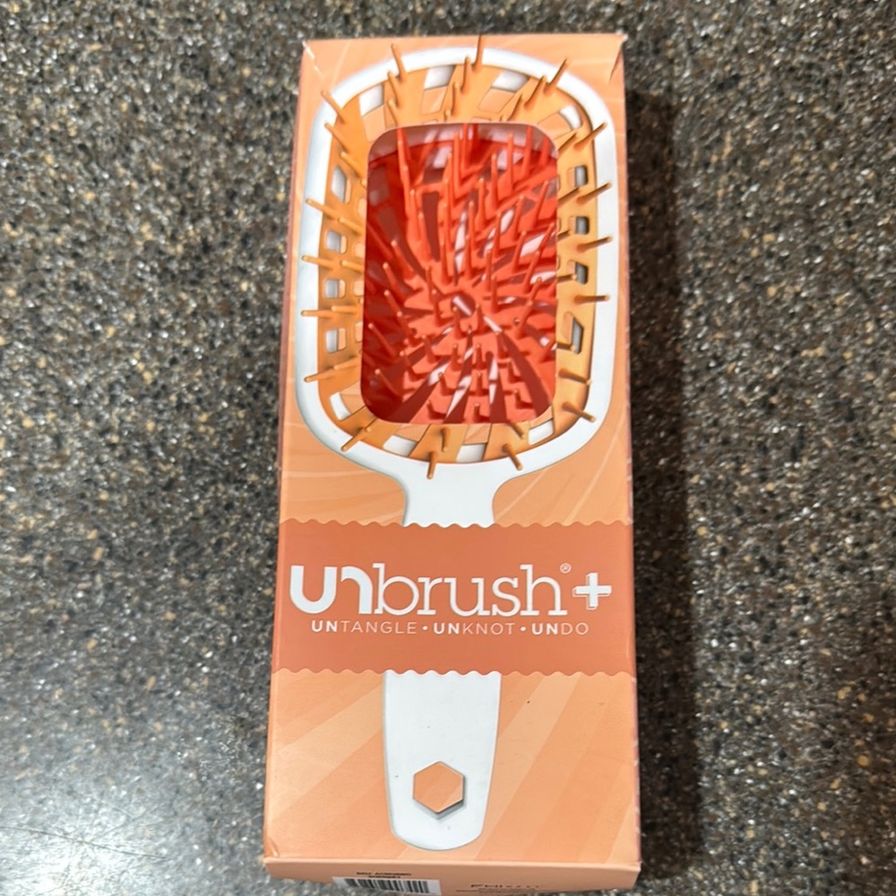 Orange Hair Detangling Brush